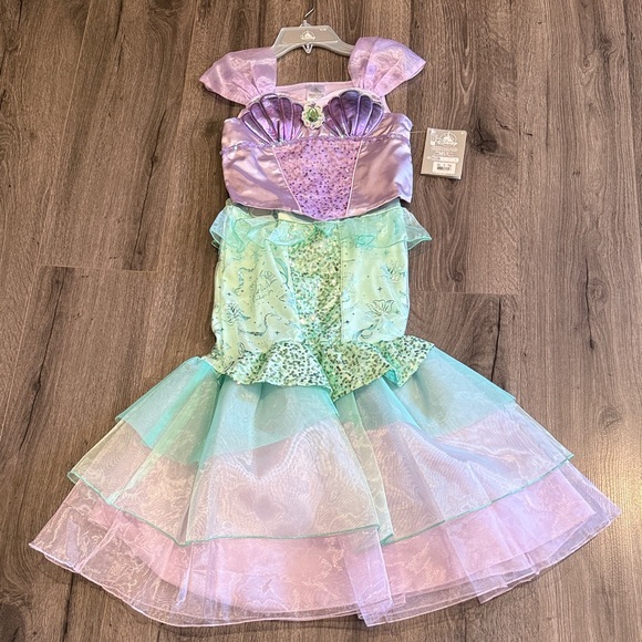 ❤️Disney Parks Disneyland Little Mermaid Princess Ariel Costume Lavender Aqua - Picture 5 of 7